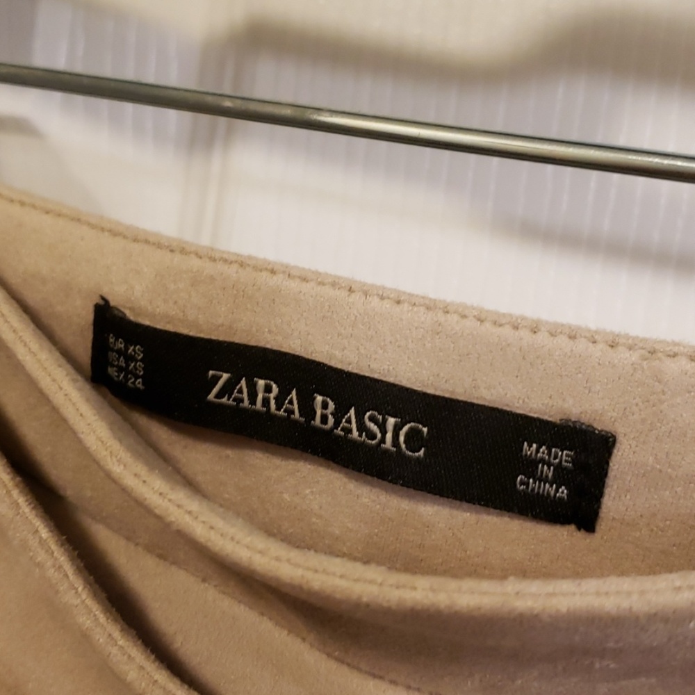 Faux suede wrap skirt - Picture 5 of 5